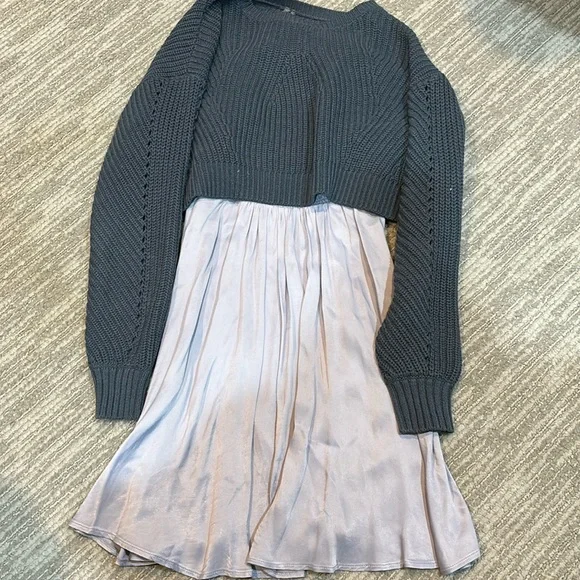 Anthropologie | Dresses | Sweater And Slip Dress | Poshmark